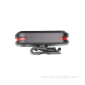 USB charging LED warning bicycle rear light